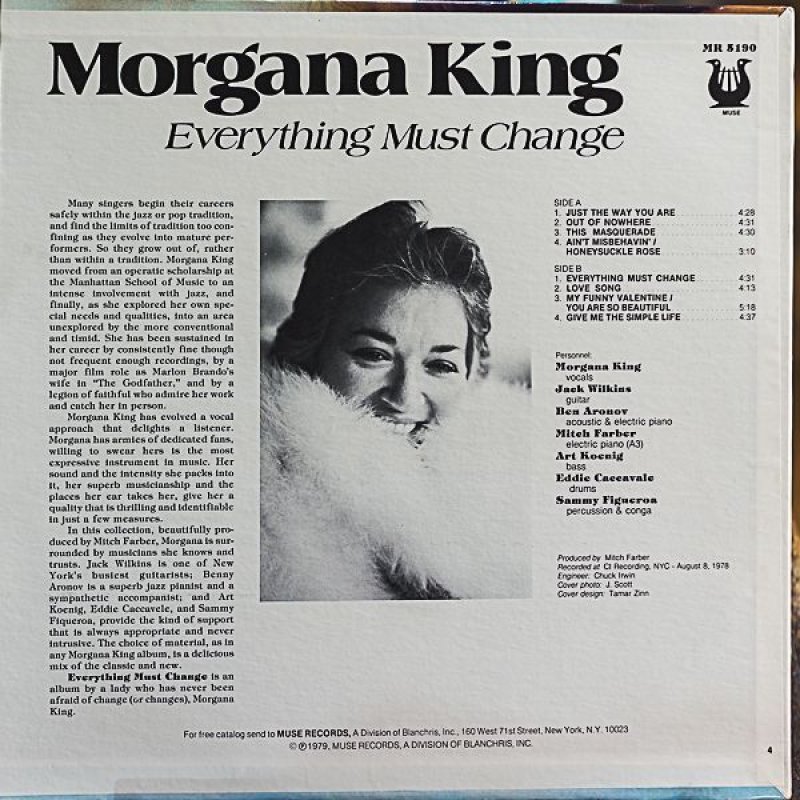 画像2: モーガナ・キング/EVERTHING MUST CHANGE (2)