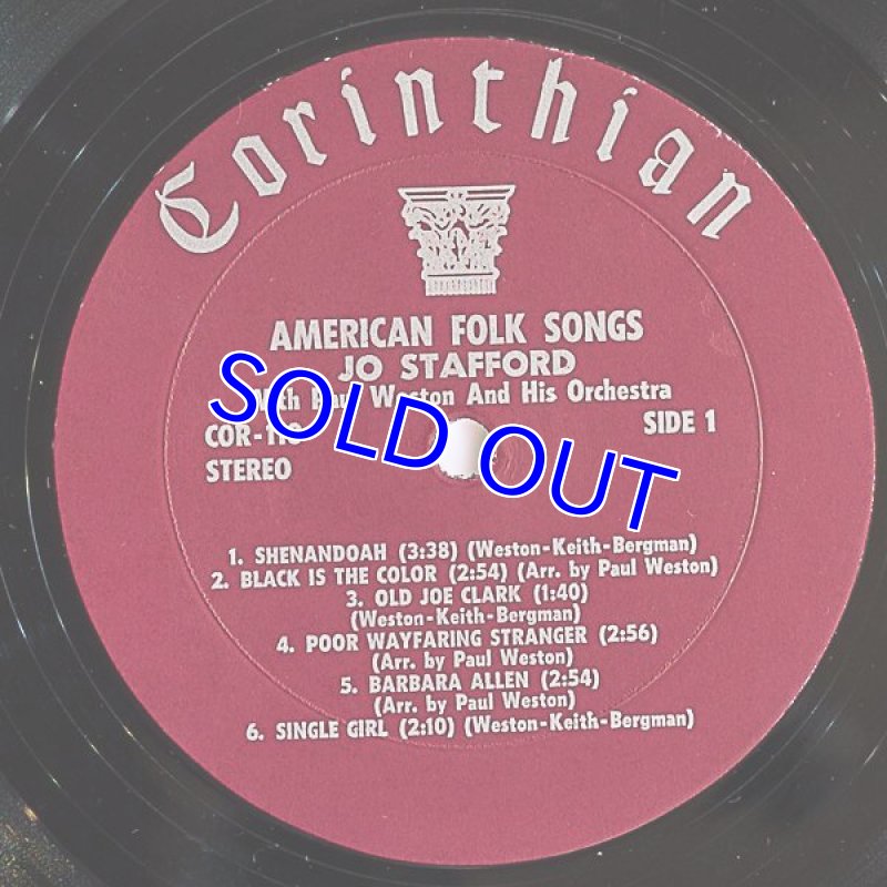 画像3: ジョー・スタッフォード/AMERICAN FOLK SONG (3)