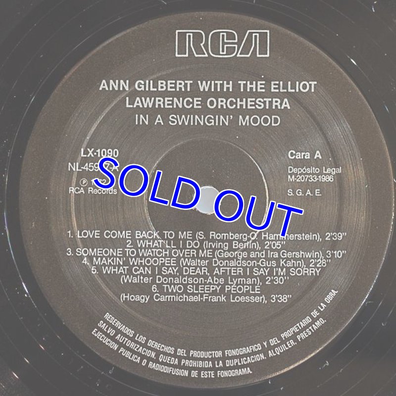 画像3: アン・ギルバート/IN A SWINGIN' MOOD (3)