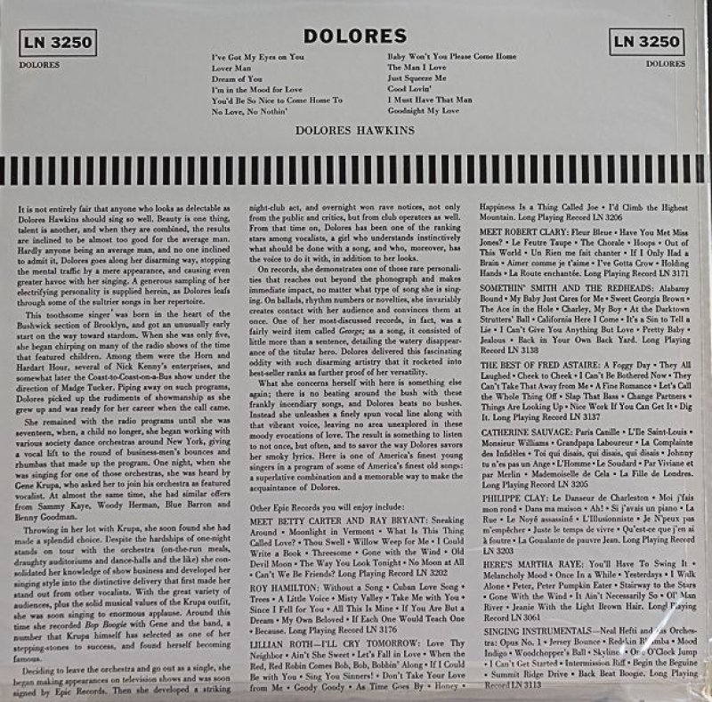 画像2: ドロレス・ホーキンス/DOLORES (2)