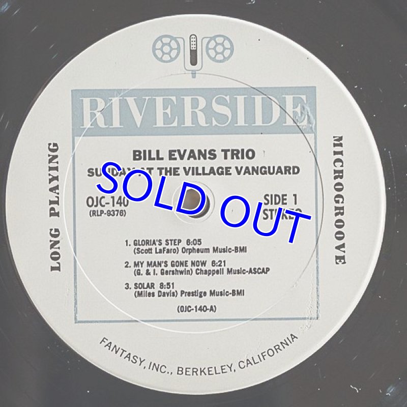 画像3: ビル・エヴァンス(p)/Sunday at the Village Vanguard (3)