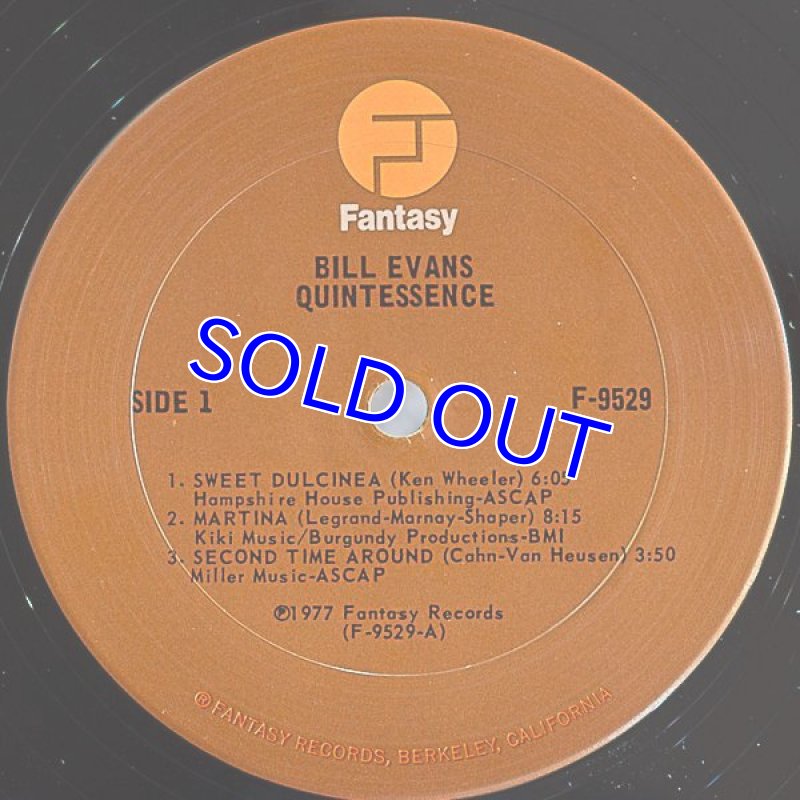 画像3: ビル・エヴァンス（p）/QUINTESSENCE　（US オリジナル） (3)