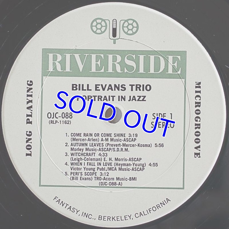 画像3: ビル・エヴァンス(p)/PORTRAIT IN JAZZ (3)
