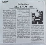画像2: ビル・エヴァンス（p）/EXPLORATIONS (2)