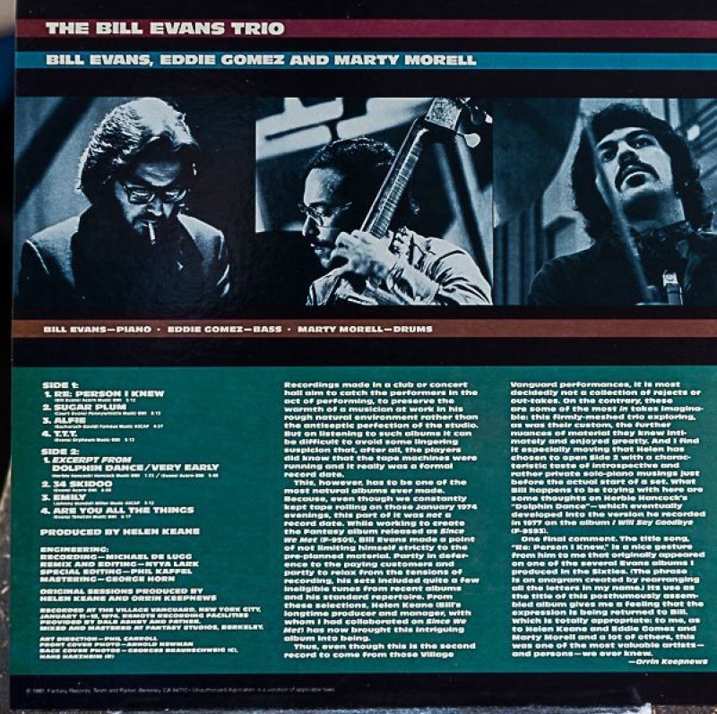 画像2: ビル・エヴァンス(p)/RE:PERSON I KNEW (2)
