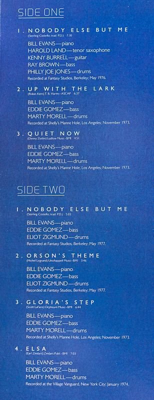 画像3: ビル・エヴァンス(p)/FROM THE SEVENTIES (3)