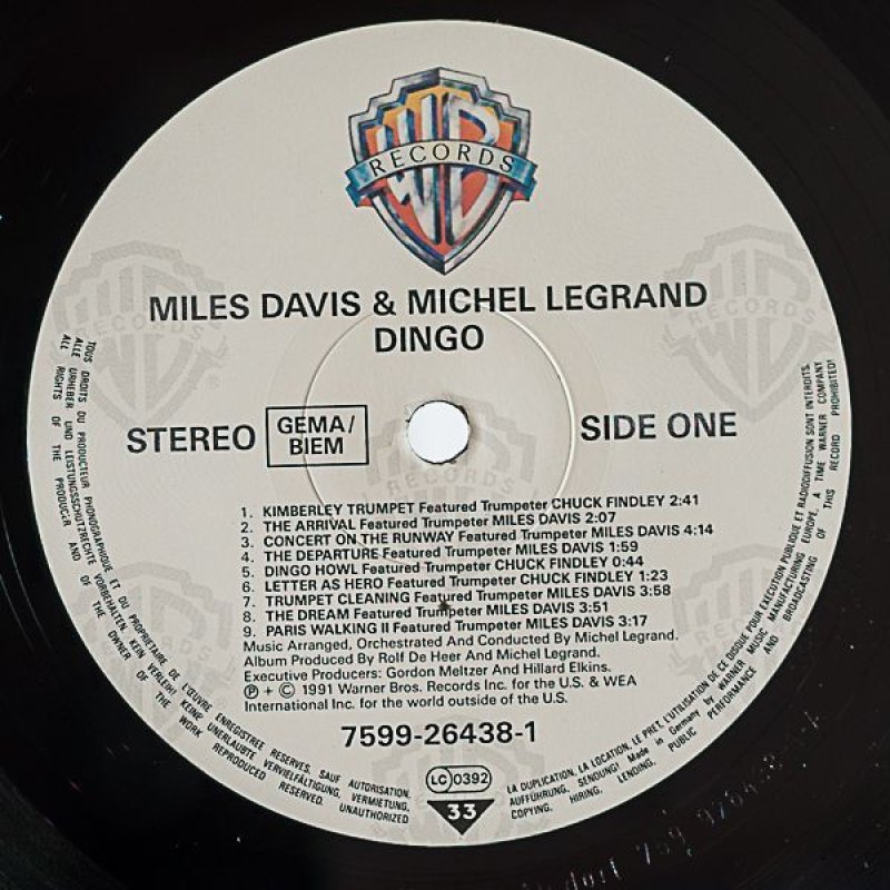 画像4: マイルス・デイヴィス（tp）/DINGO 独盤 (4)
