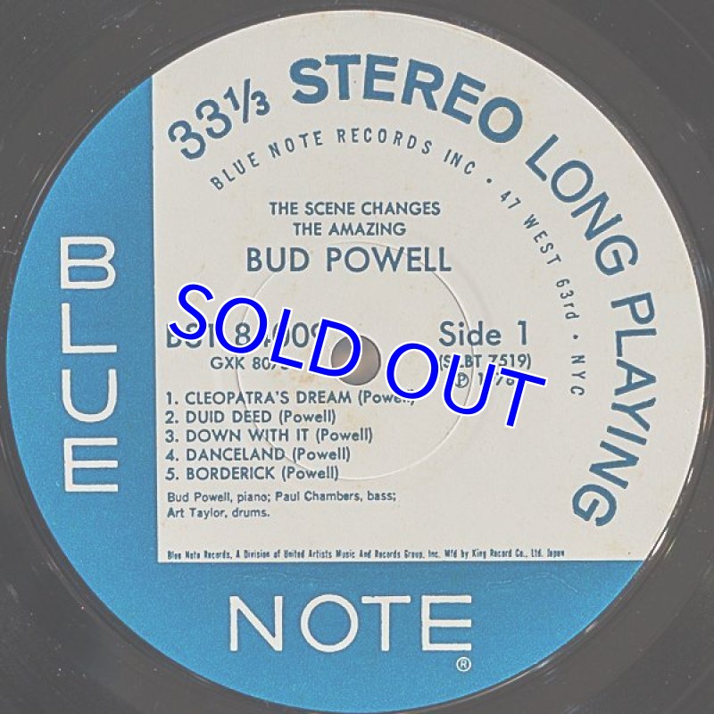 画像3: バド・パウエル(p)/ザ・シーン・チェンジズ(キング盤) (3)
