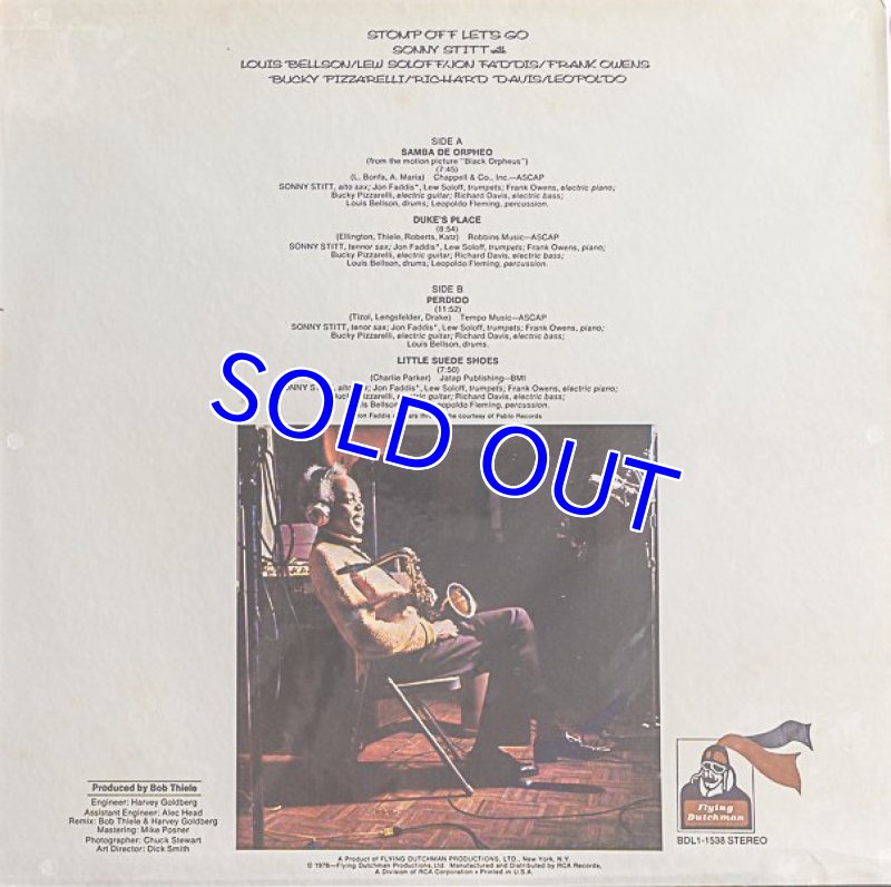 画像2: ソニー・スティット(ts)/STOMP OFF LET'S GO (2)