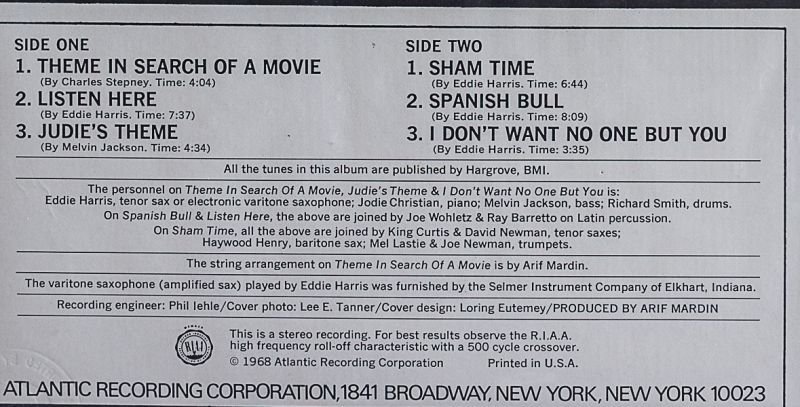 画像3: エディ・ハリス(ts)/THE ELECTRIFYING (3)