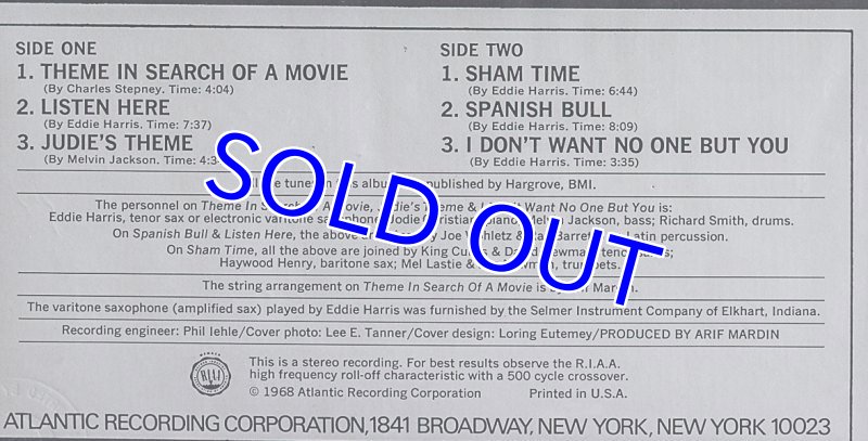 画像3: エディ・ハリス（ts）/THE ELECTRIFYING (3)