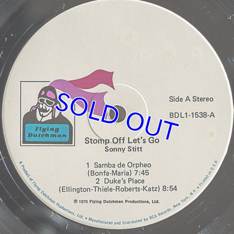画像4: ソニー・スティット(ts)/STOMP OFF LET'S GO (4)