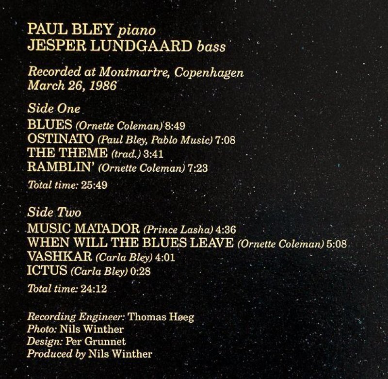 画像3: ポール・ブレイ(p)/LIVE (3)