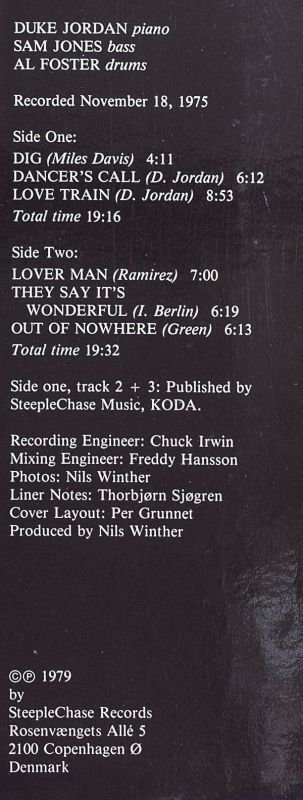 画像3: デューク・ジョーダン・トリオ/LOVER MAN  (3)