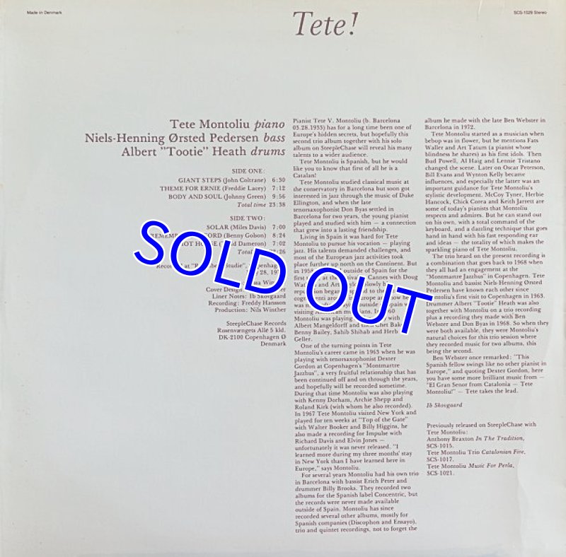 画像2: テテ・モントリュー・トリオ/TETE ! (2)