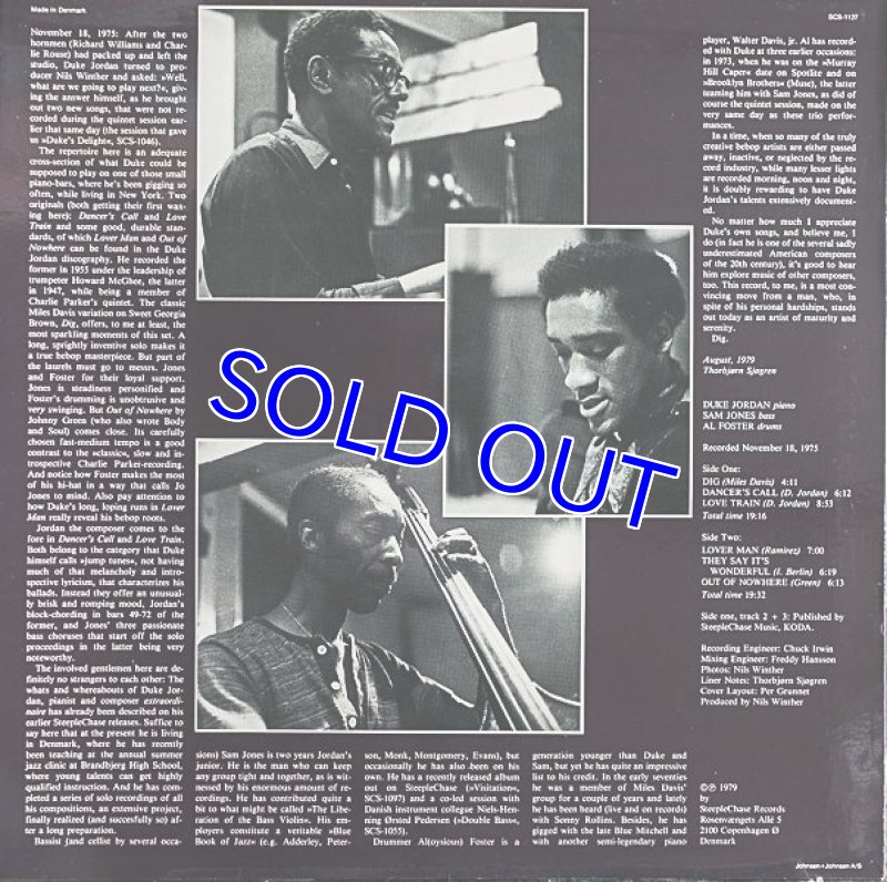 画像2: デューク・ジョーダン・トリオ/LOVER MAN  (2)