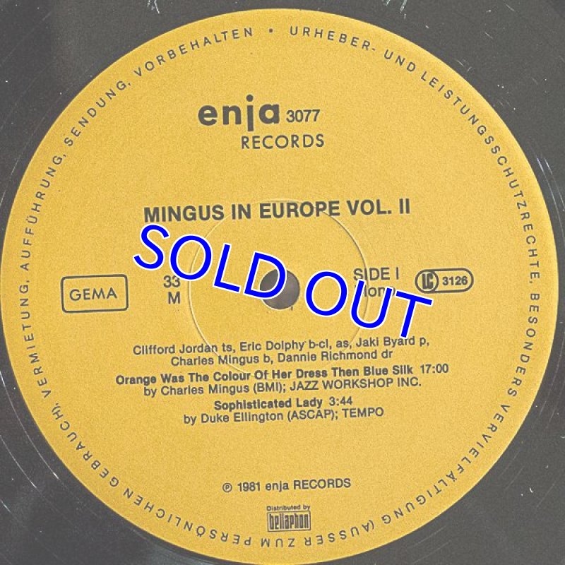 画像3: チャールス・ミンガス(b)/MINGUS IN EUPOPE Vol.II (3)