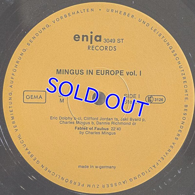 画像3: チャールス・ミンガス(b)/MINGUS IN EUPOPE Vol.1 (3)