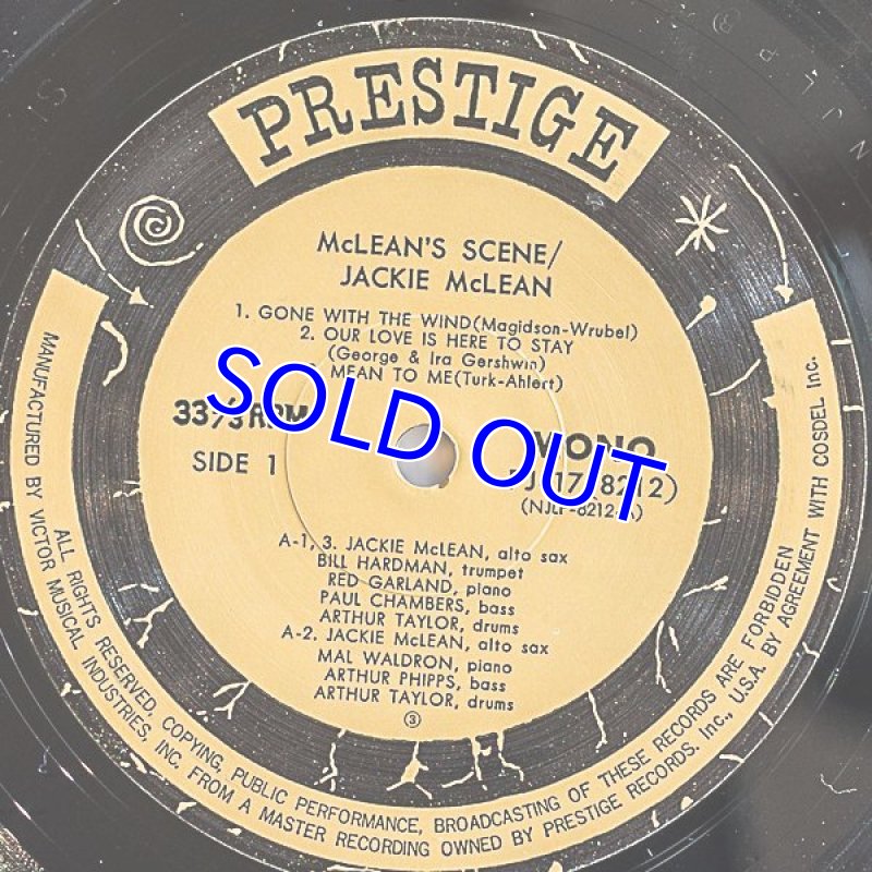 画像4: ジャッキー・マクリーン(as)/マクリーンズ・シーン (4)