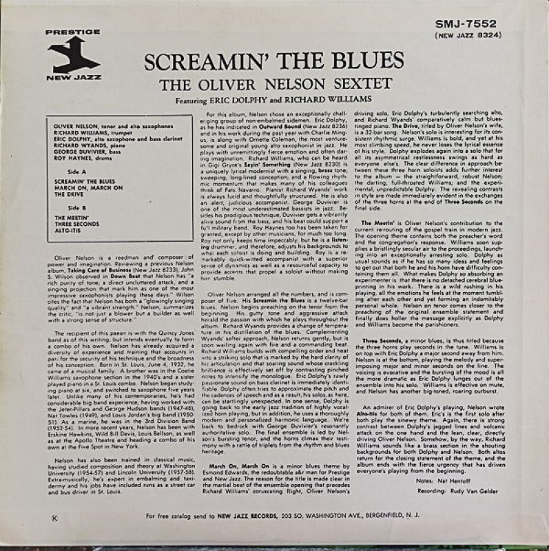 画像2: オリバー・ネルソン（as）/スクリーミング・ザ・ブルース (2)
