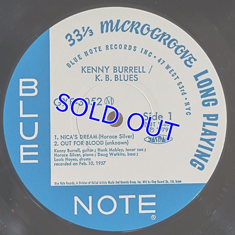 画像3: ケニー・バレル(g)/K.B.BLUES (3)