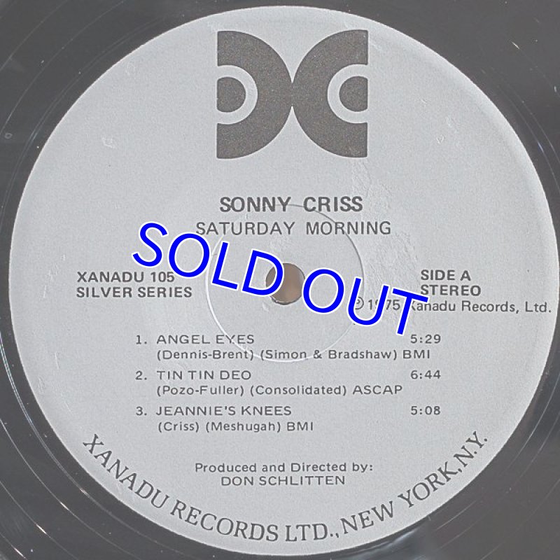 画像3: ソニー・クリス(as)/SATURDAY MORNING (3)