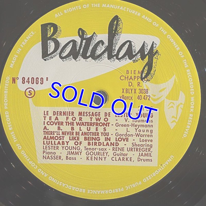 画像4: レスター・ヤング(ts)/LE DERNIER MESSAGE DE LESTER YOUNG (4)