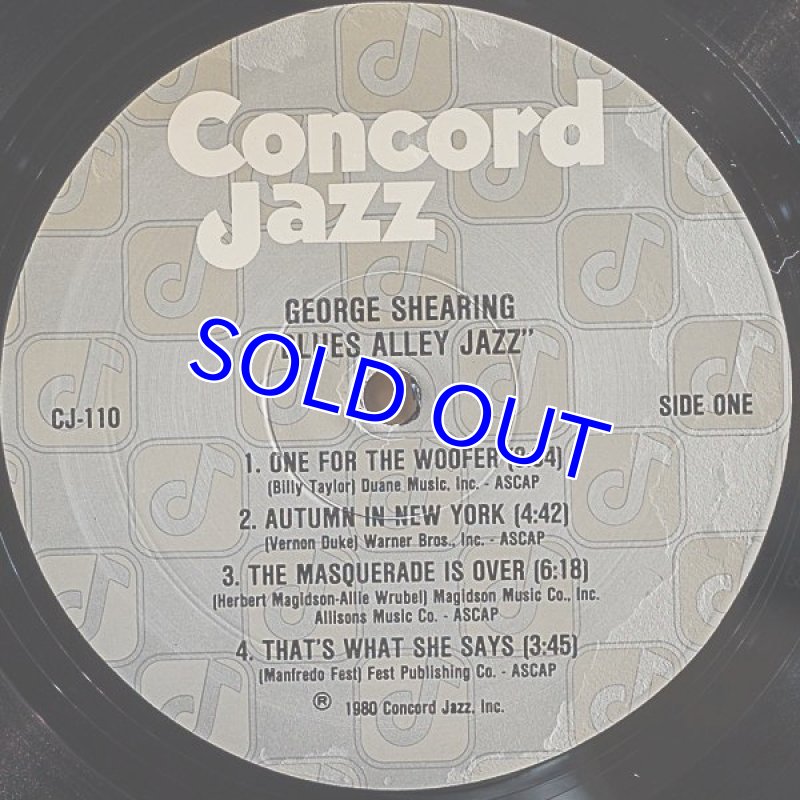 画像4: ジョージ・シアリング(p)/BLUES ALLEY JAZZ (4)