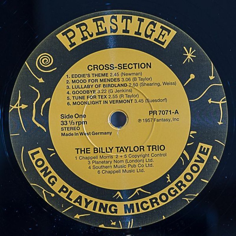 画像3: ビリー・テイラー(p)/CROSS-SECTION (3)