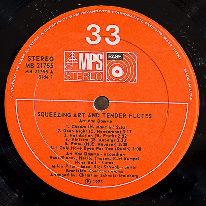 画像4: アート・ヴァン・ダイム（Accordion）/SQUEEZING ART & TENDER FLUTES (4)