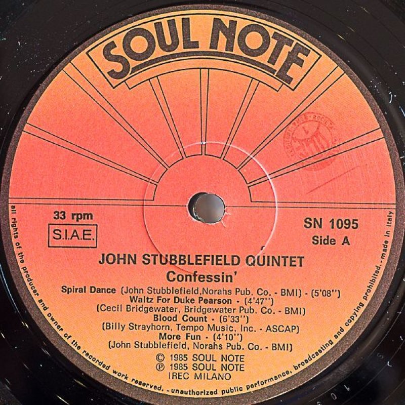 画像4: ジョン・スタブルフィールド(ts)/Confessin’ (4)