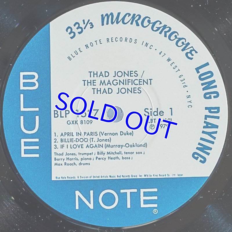 画像3: サド・ジョーンズ(tp)/ザ・マグニフィセント (3)