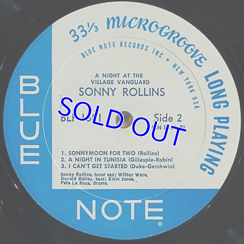 画像4: ソニー・ロリンズ(ts)/A NIGHT AT THE VILLAGE VANGUARD (4)