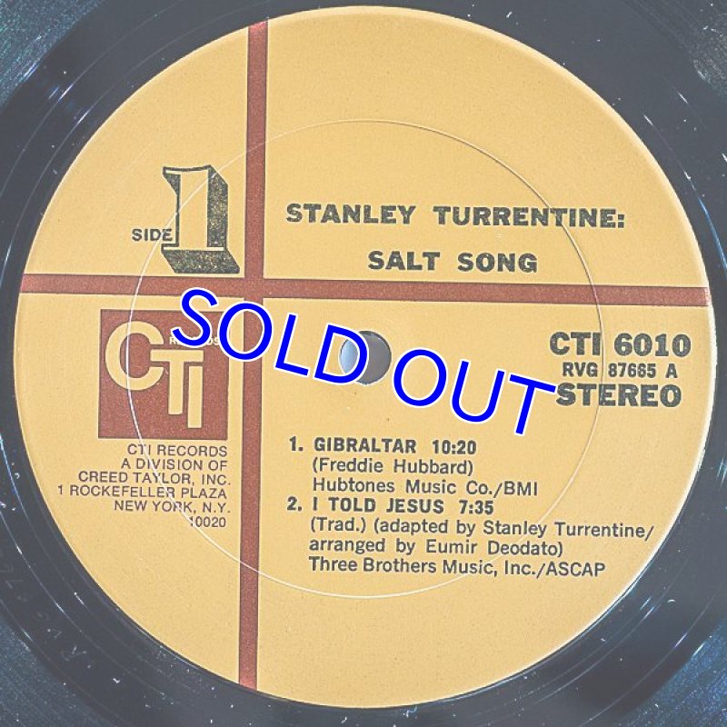 画像3: スタンリー・タレンタイン(ts)/SALT SONG (3)