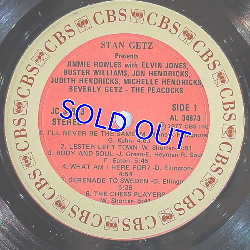 画像3: ジミー・ロウルズ(p)/THE PEACOCKS (3)