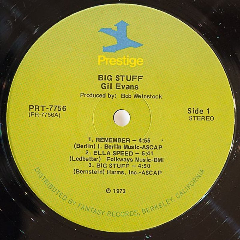 画像3: ギル・エヴァンス(p)/BIG STUFF! (3)