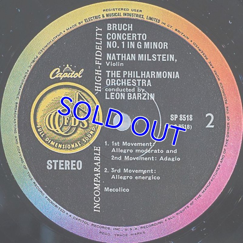 画像4: ナタン・ミルシテイン（Vn）/メンデルスゾーン＆ブルッフ：ヴァイオリン協奏曲 (4)