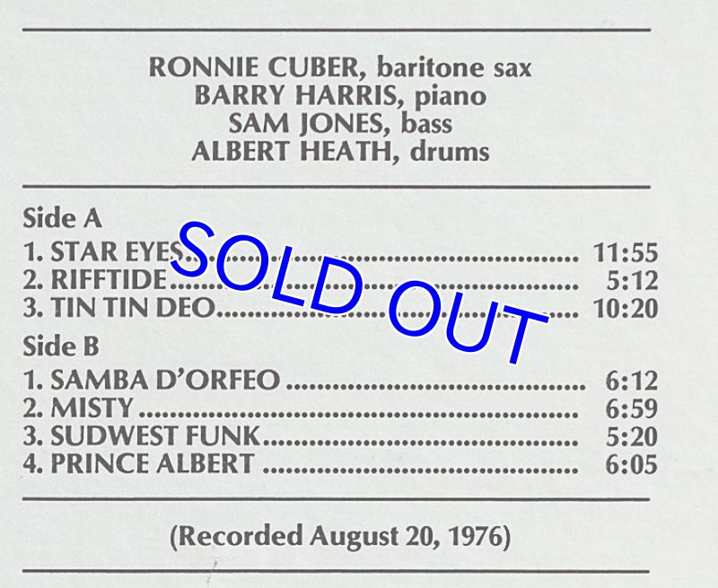 画像3: ロニー・キューバー(bs)/CUBER LIBRE (3)