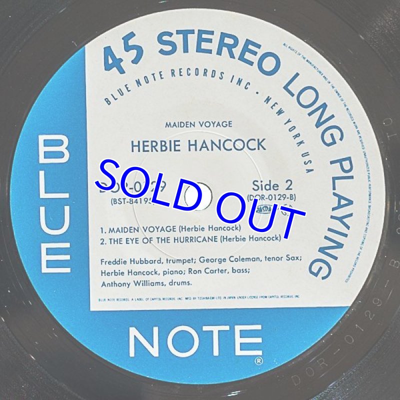 画像4: ハービー・ハンコック&キャノンボール・アダレイ/処女航海/枯葉(45回転) (4)