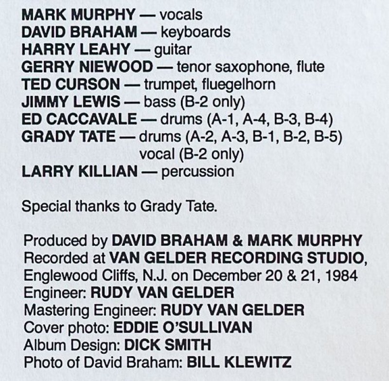 画像4: マーク・マーフィー/LIVING ROOM(RVG刻印) (4)