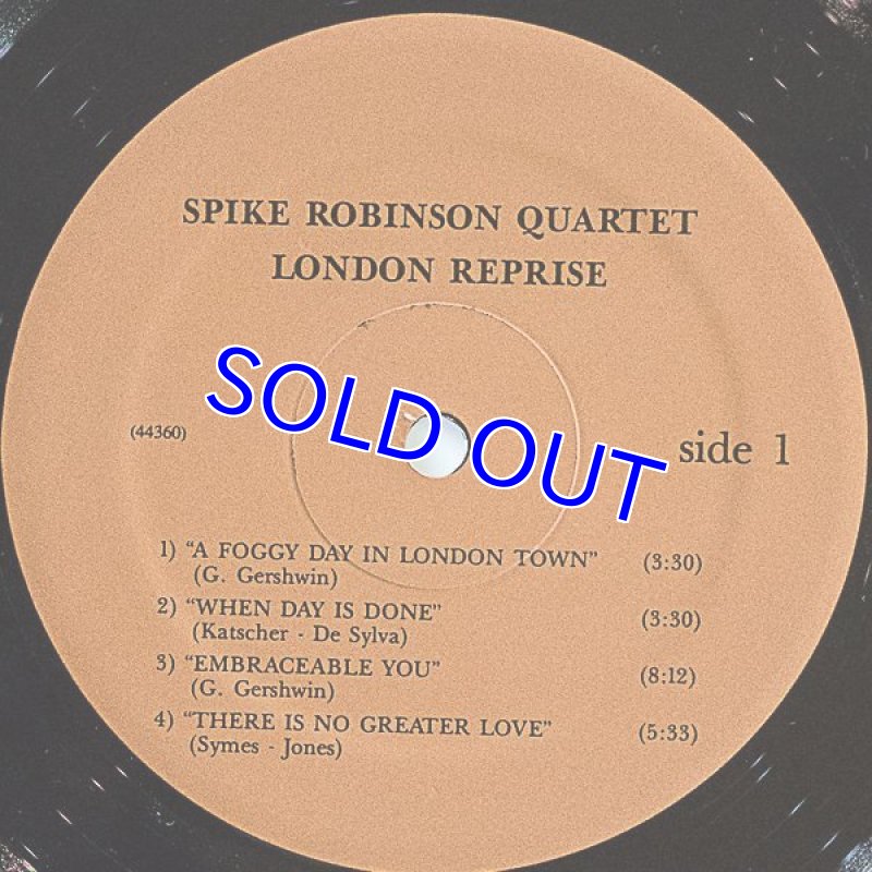 画像3: スパイク・ロビンソン（ts）/LONDON REPRISE (3)