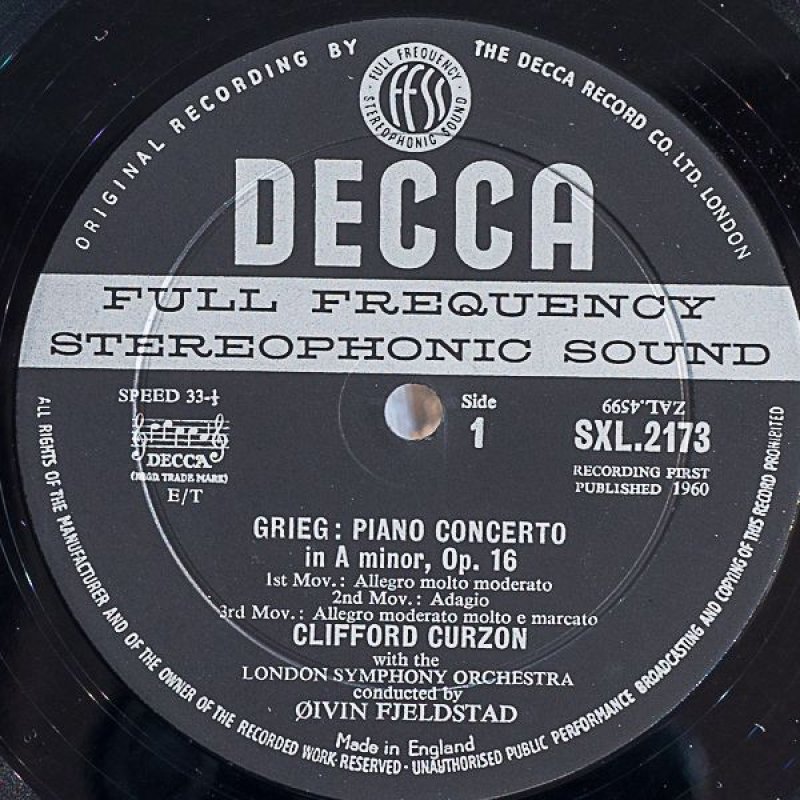 画像3: クリフォード・カーゾン（pf）/グリーク：ピアノ協奏曲イ短調作品16 (3)