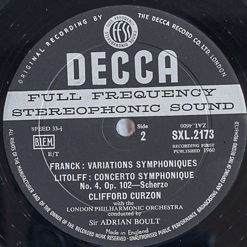 画像4: クリフォード・カーゾン（pf）/グリーク：ピアノ協奏曲イ短調作品16 (4)