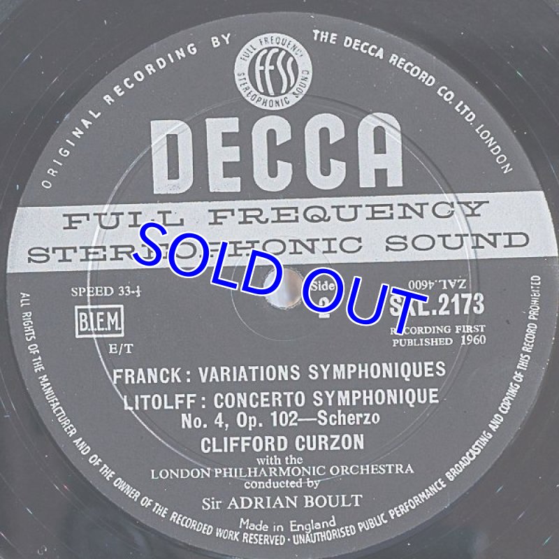 画像4: クリフォード・カーゾン（pf）/グリーク：ピアノ協奏曲イ短調作品16 (4)