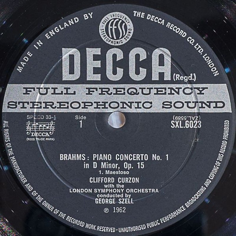 画像3: クリフォード・カーゾン（pf）/ブラームス：ピアノ協奏曲第1番作品15 (3)