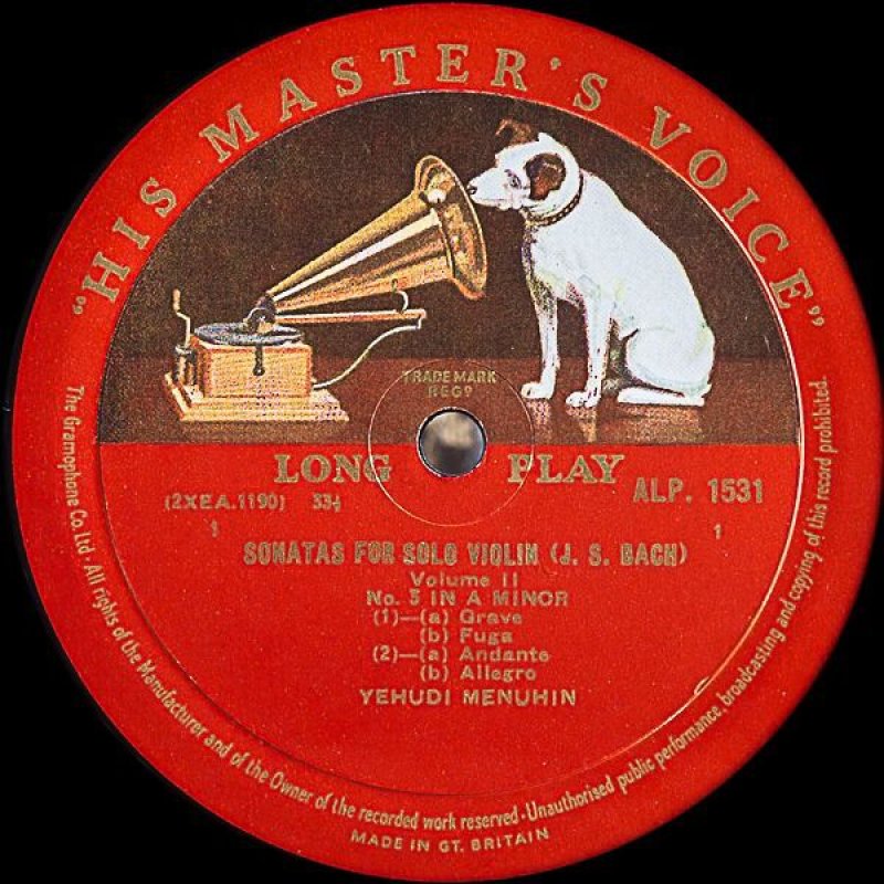 画像6: ユーディ・メニューイン(Vn）/バッハ：無伴奏ヴァイオリンのためのソナタとパルティータ (6)