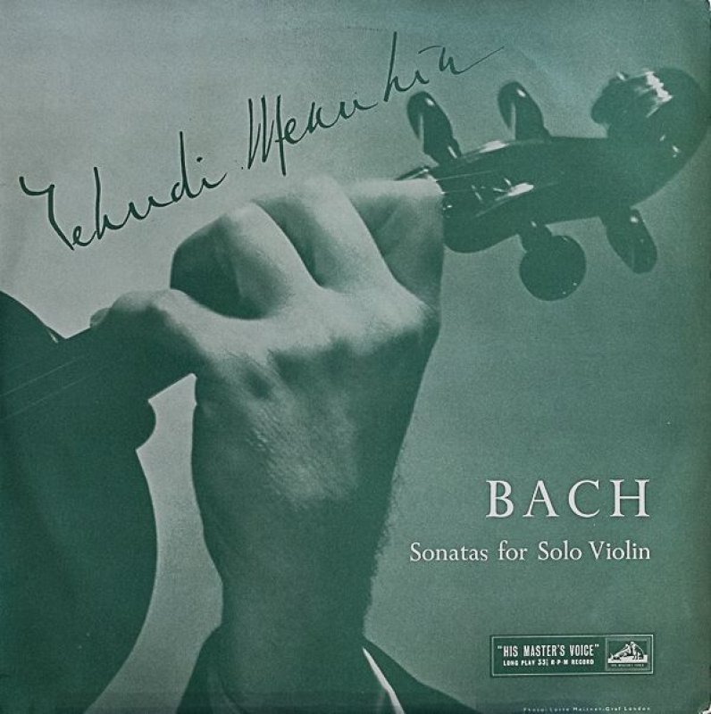 画像4: ユーディ・メニューイン(Vn）/バッハ：無伴奏ヴァイオリンのためのソナタとパルティータ (4)