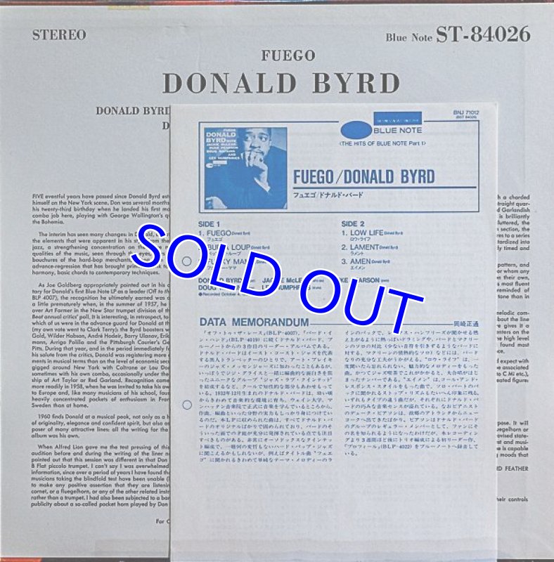 画像2: ドナルド・バード(tp)/フェイゴ (2)