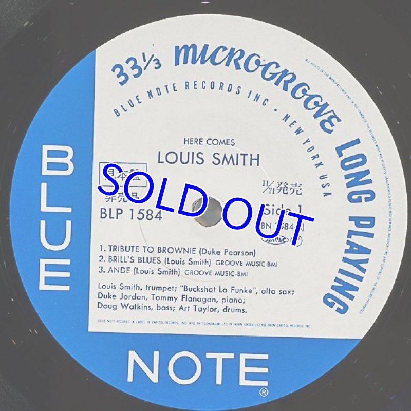 画像3: ルイス・スミス(tp)/ヒア・カムズ(見本盤) (3)