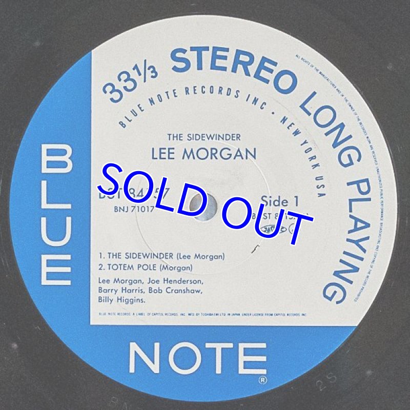 画像3: リー・モーガン(tp)/ザ・サイドワインダー (3)